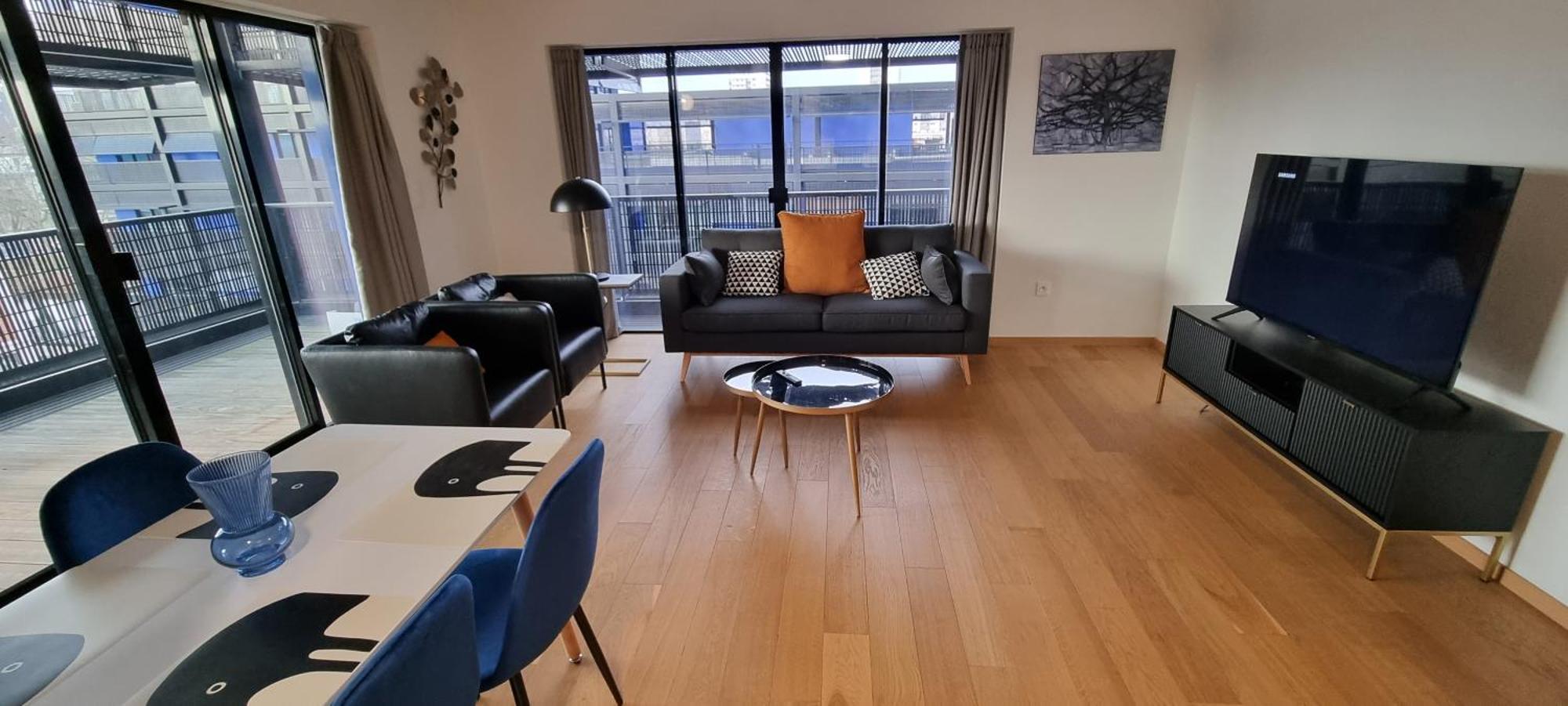 Bel Appartement Contemporain Avec Terrasse Climatisation Et Parking Payant En Option Estrasburgo Exterior foto
